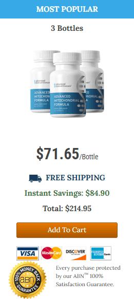 Advanced Mitochondrial Formula 3 bottle
