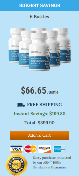 Advanced Mitochondrial Formula 6 bottle